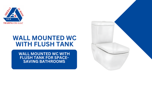 wall mounted wc with flush tank​