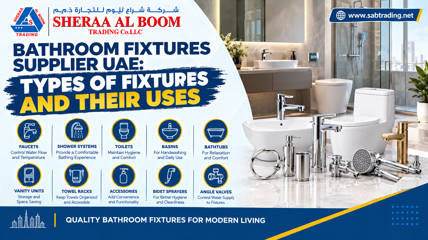 Bathroom Fixtures Supplier UAE