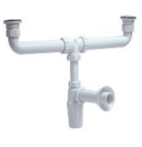 PVC DOUBLE BOTTLE TRAP